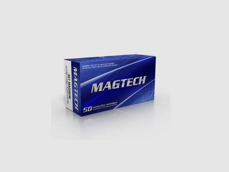 MAGTECH .357MAG. 158GRS SJHP- 50 SCHUSS