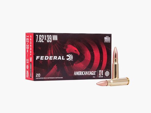 Rifle ammunition FEDERAL American Eagle - FMJ bullet