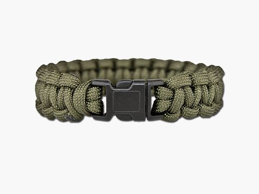 Mil-Tec Survival Fallschirmleinen-Armband oliv