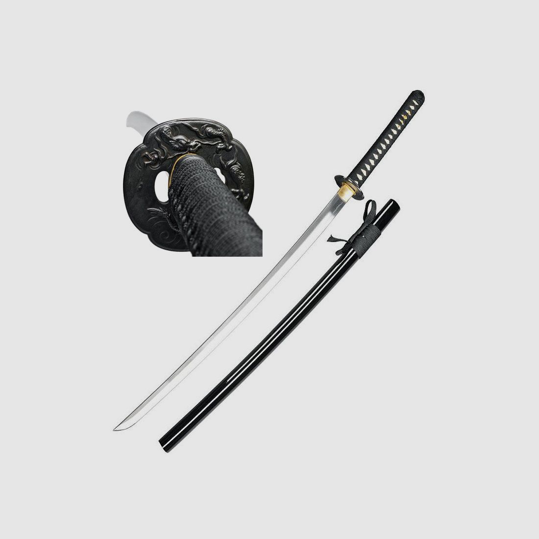 <Iaito Katana Ryujin w tym Saya>