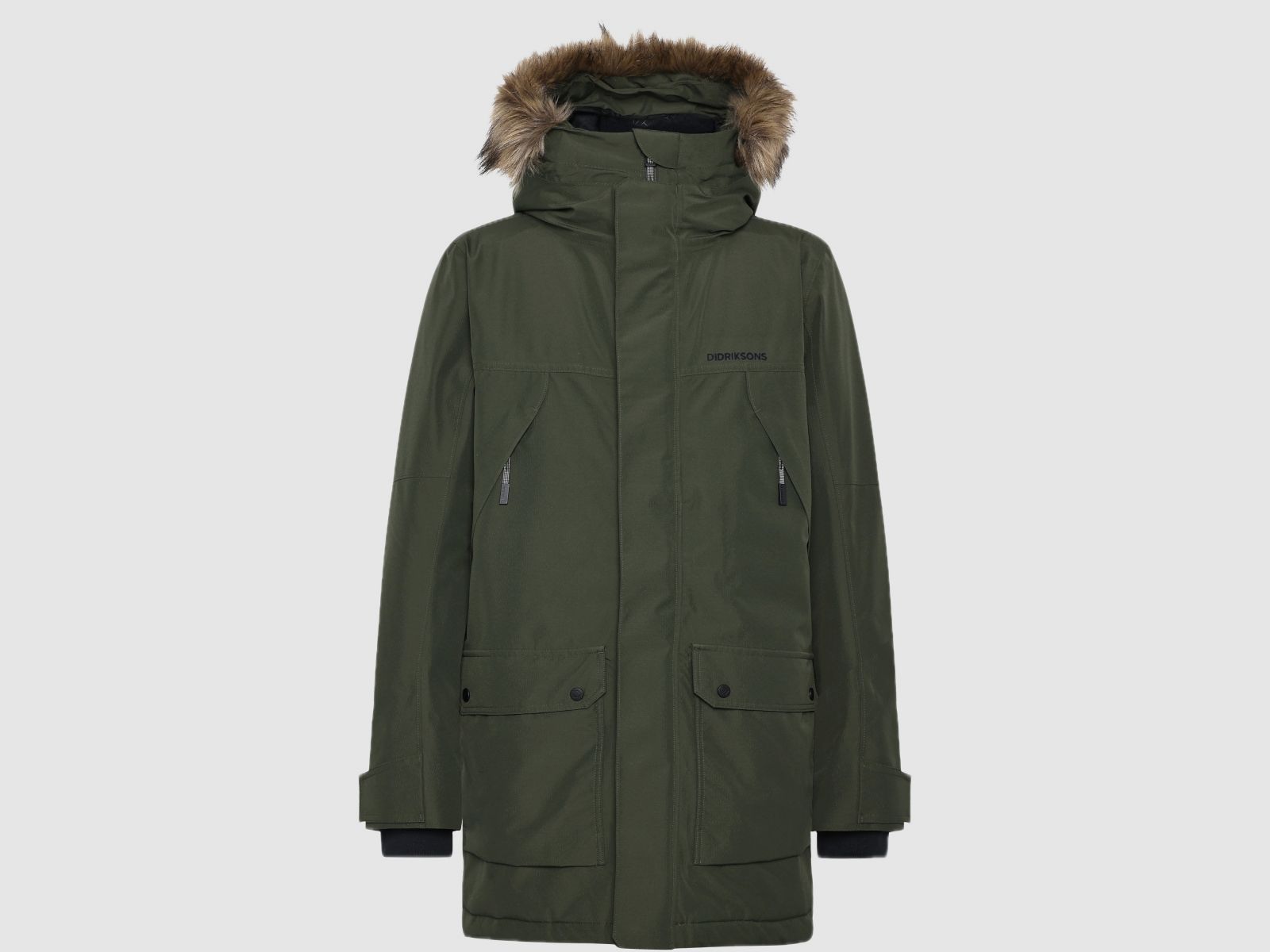 DIDRIKSONS Rick Parka Głęboka Zieleń