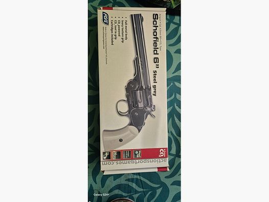 Superset Co2 Revolver ASG Schofield 6" Plated Steel 4,5 mm Stahl BB