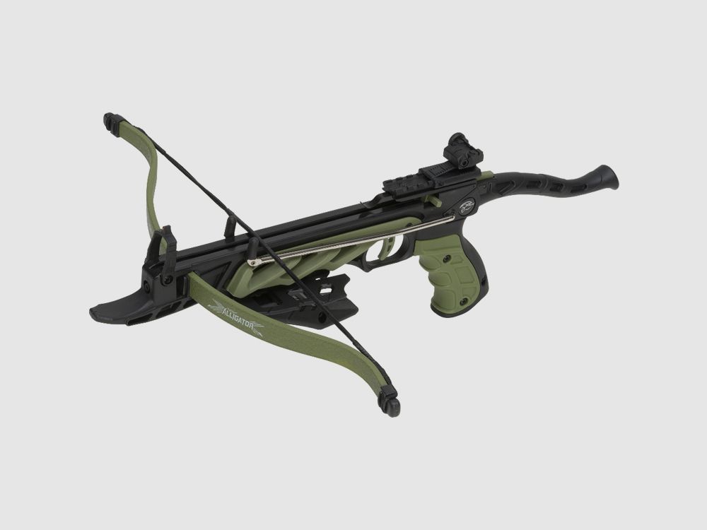 Pistolenarmbrust 80 Ibs Alligator grün