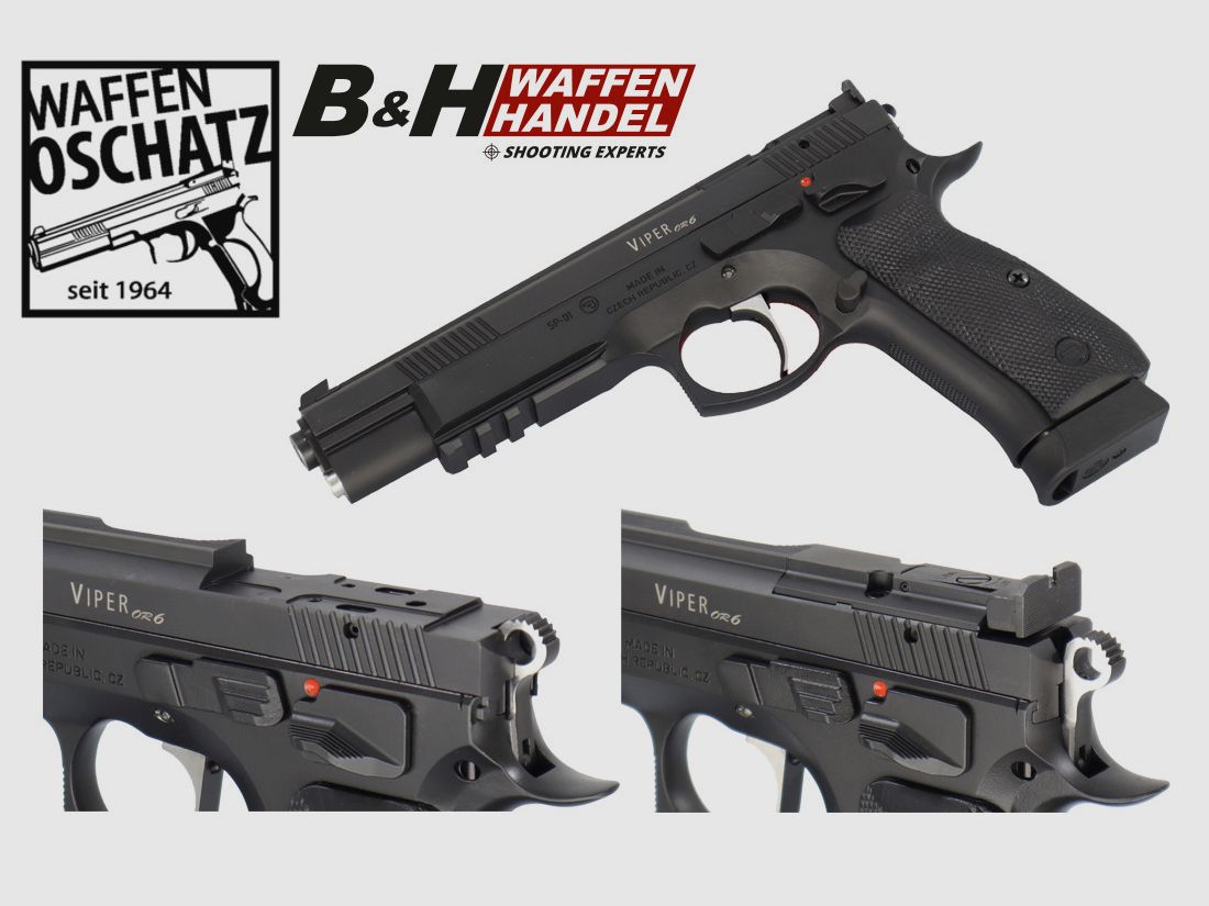 Waffen-Oschatz CZ75 Viper 6 Zoll mit SAO-Abzug - Optic Ready -