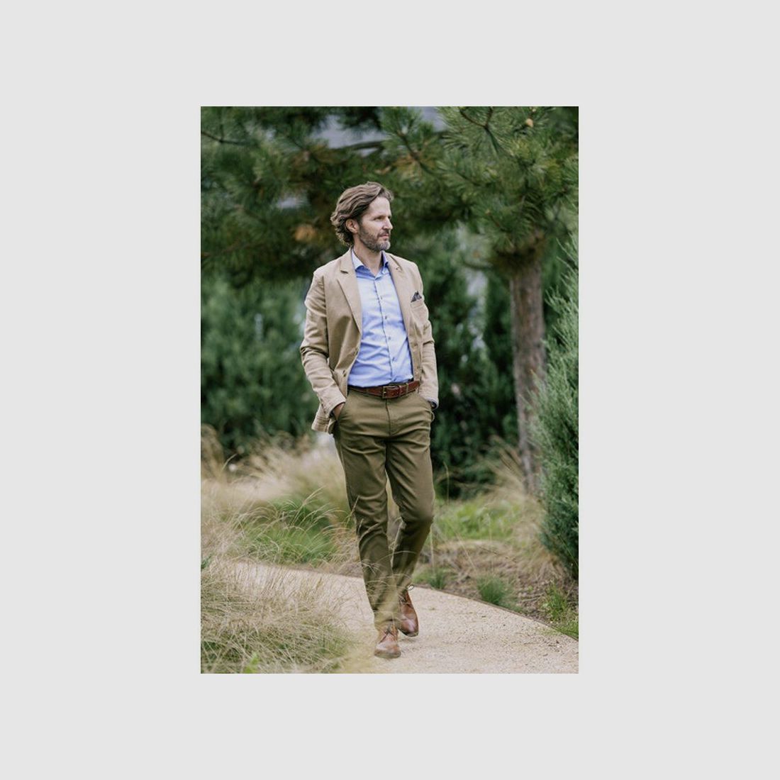 Blaser Herren Chino Denim Stretch Tom