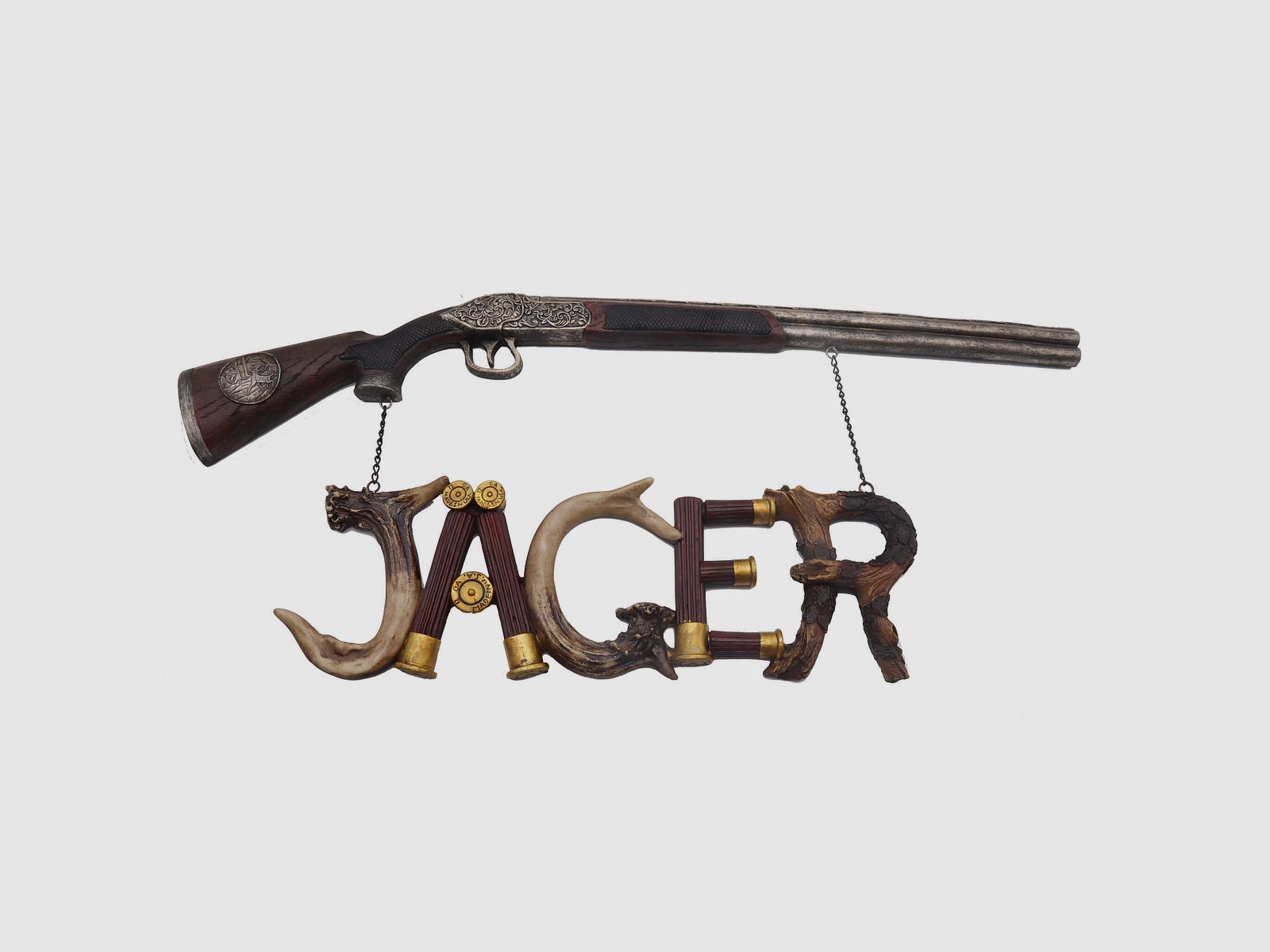 Deko Bockdoppelflinte ''Jäger''