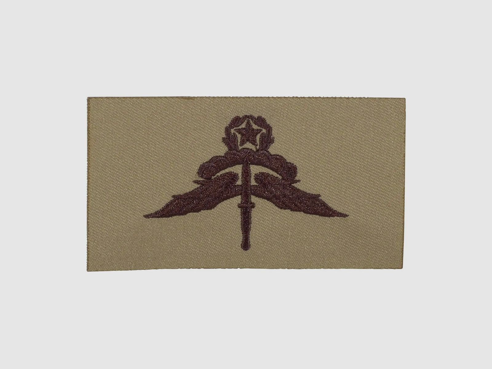 Unbekannt Abzeichen US Freefall Halo Master Textil desert