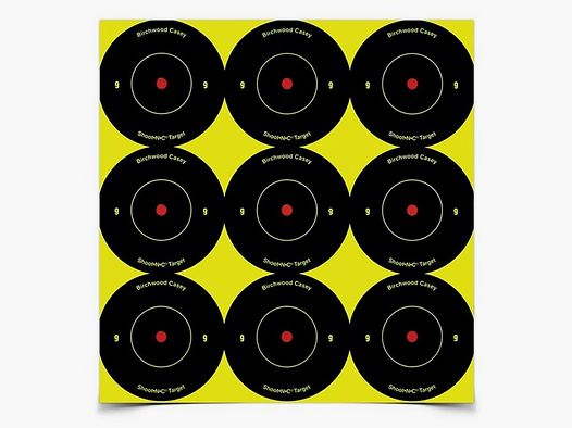BIRCHWOOD CASEY SHOOT-N-C TARGETS BIRCHWOOD CASEY B/C SHOOT NC 2 ROUND – 108 PIECES