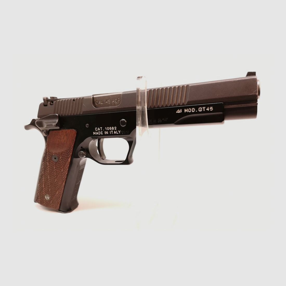 Pardini GT 45 - begehrte Sportpistole mit 5" Lauf, Handballenschutz, einstellbarer Abzug