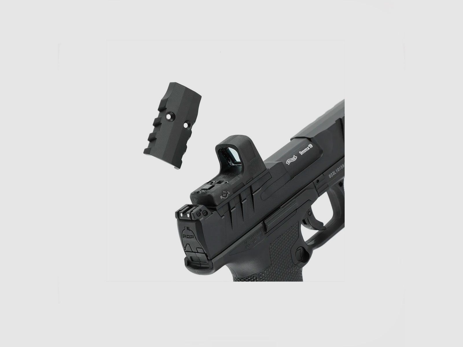 PISTOLE CO2 – UMAREX – WALTHER PDP COMPACT 4" BLK Set | 4,5 mm (.177) BB, CO₂, < 3,0 J, image 6 sur 6