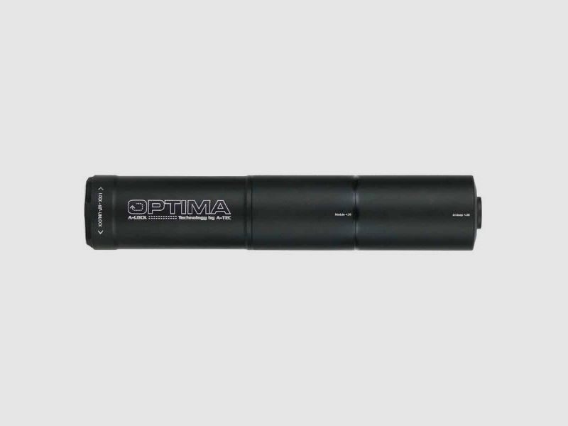A-TEC Schalldämpfer f. EWB-Waffen Optima45 (.264/6,5mm) A-Lock Adapter  -Teleskop-SD