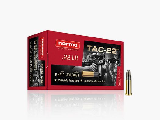 Amunicja Norma .22LR TAC-22 40gr