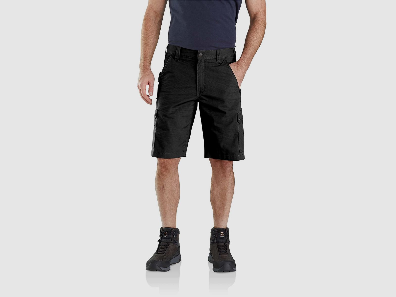 Carhartt Ripstop Cargo Shorts Hombre Negro W42