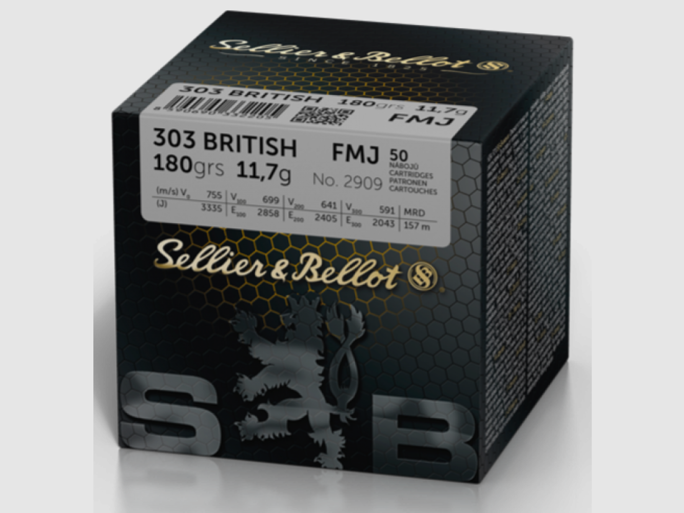 303 British S&B FMJ 180gr VE50
