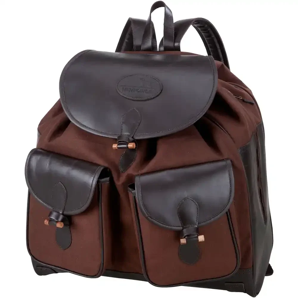 Rucksack Baumwolle/Leder