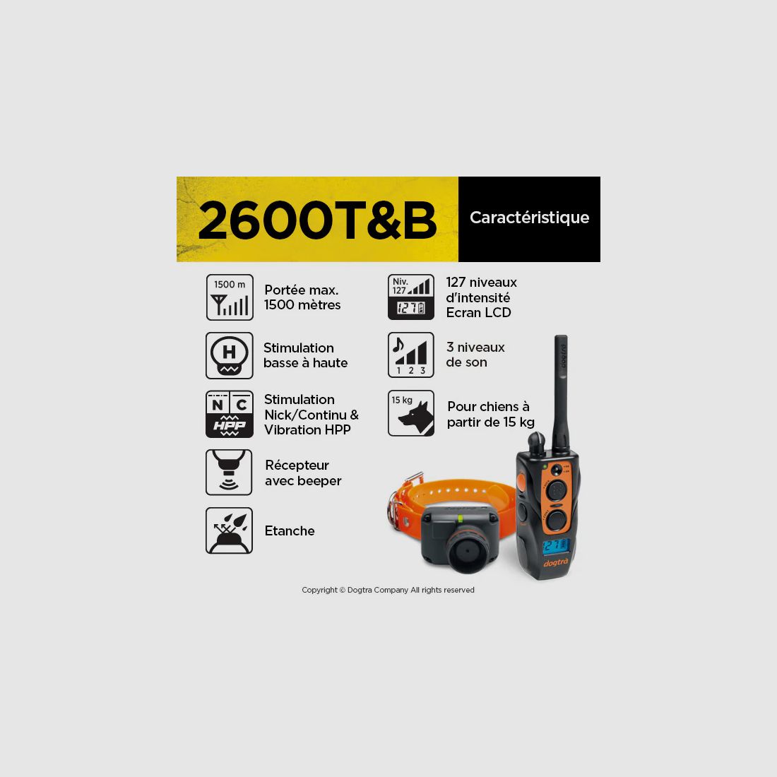 Halsband mit Beeper DOGTRA 2600 T&B, Bild 3 von 4