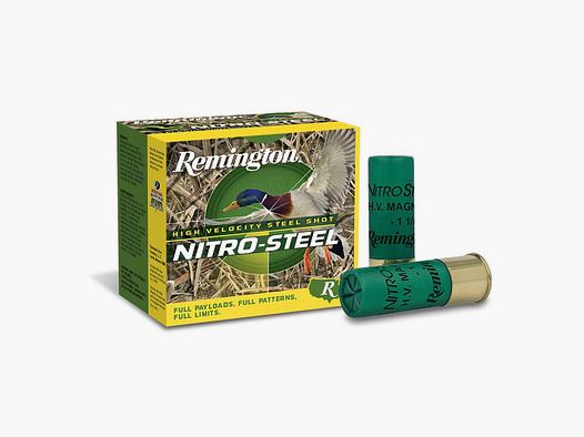 Remington Schrotpatrone 12/76, NitroSteel HV No.T 5.0mm, 38.9g, Stahlschrot verzinkt VE25