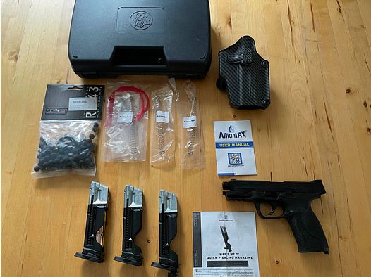 Smith&Wesson M&P9 T4e /RAM  inkl. 3 Magazine/Munition / sehr viel Zubehör/Topzustand