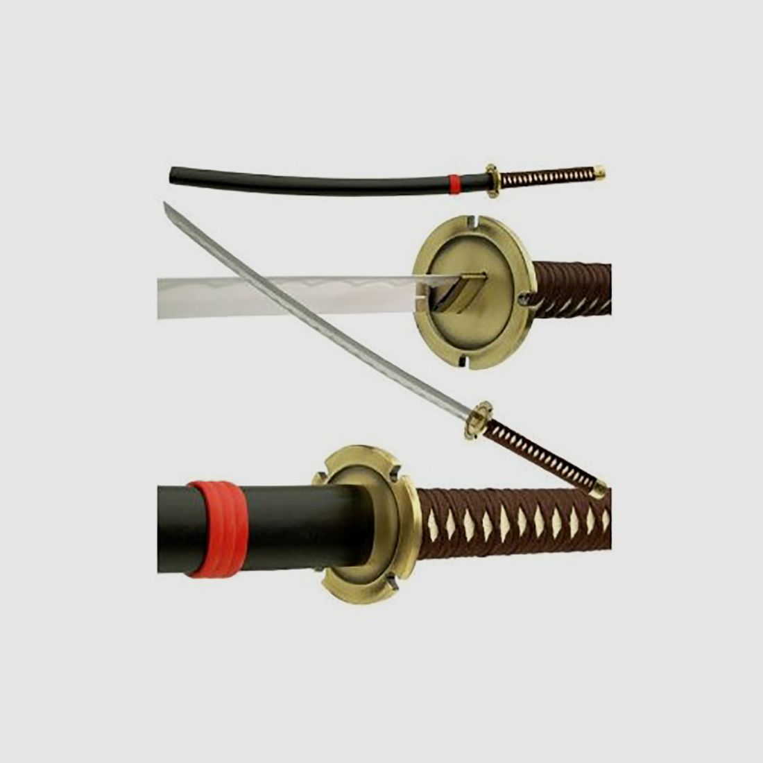 Anime Samuraischwert inklusive Holzscheide