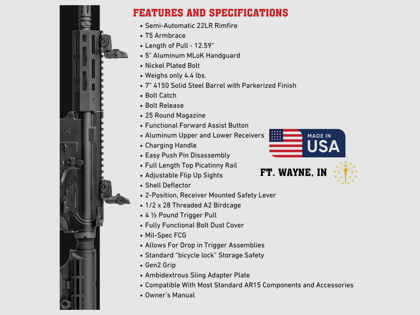 Tippmann pistol M4-22 elite micro 22LR, Bild 6 von 6