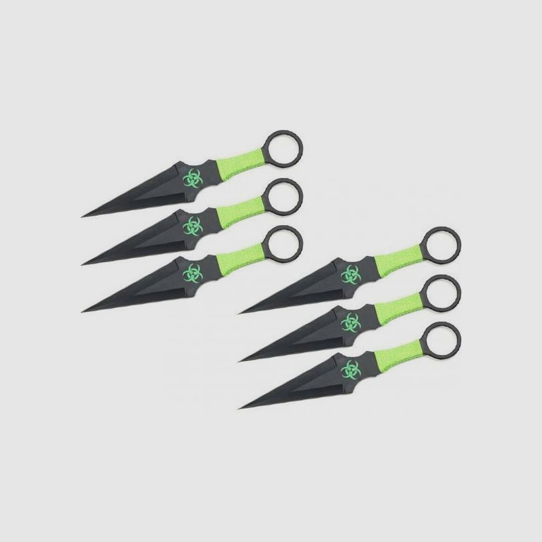 Kunai 6er Set Wurfmesser Zombi