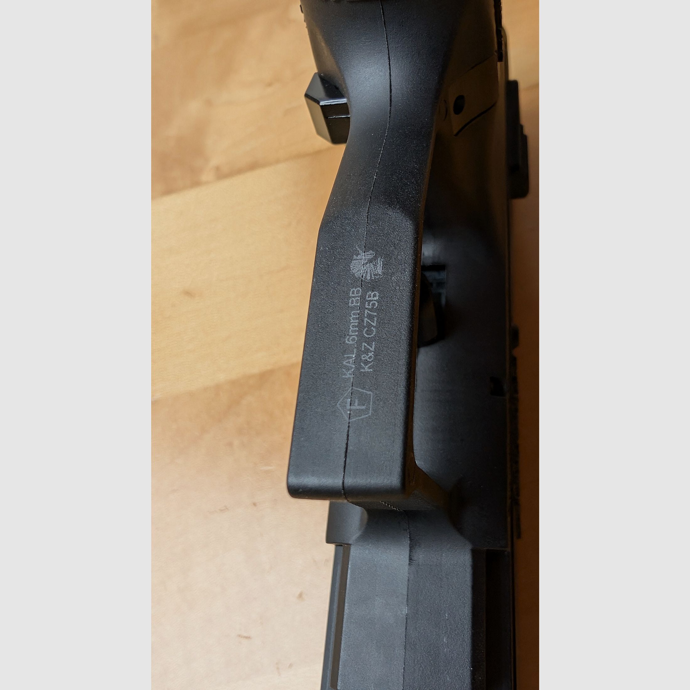 Airsoft Softair ASG CZ 75 P-07 Duty con deslizamiento de metal CO2 Blowback 6mm BB