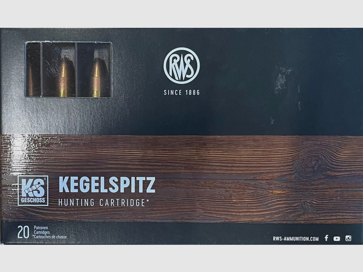 RWS Kegelspitz .30-06Spring. 150grs - 20 Schuss
