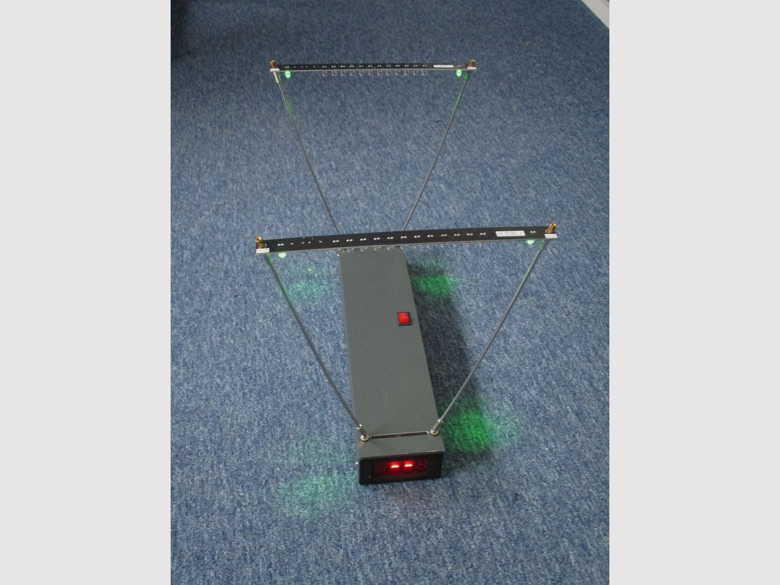 Chronometer / Chrony / speed measuring device, with memory for up to 20 recordings.