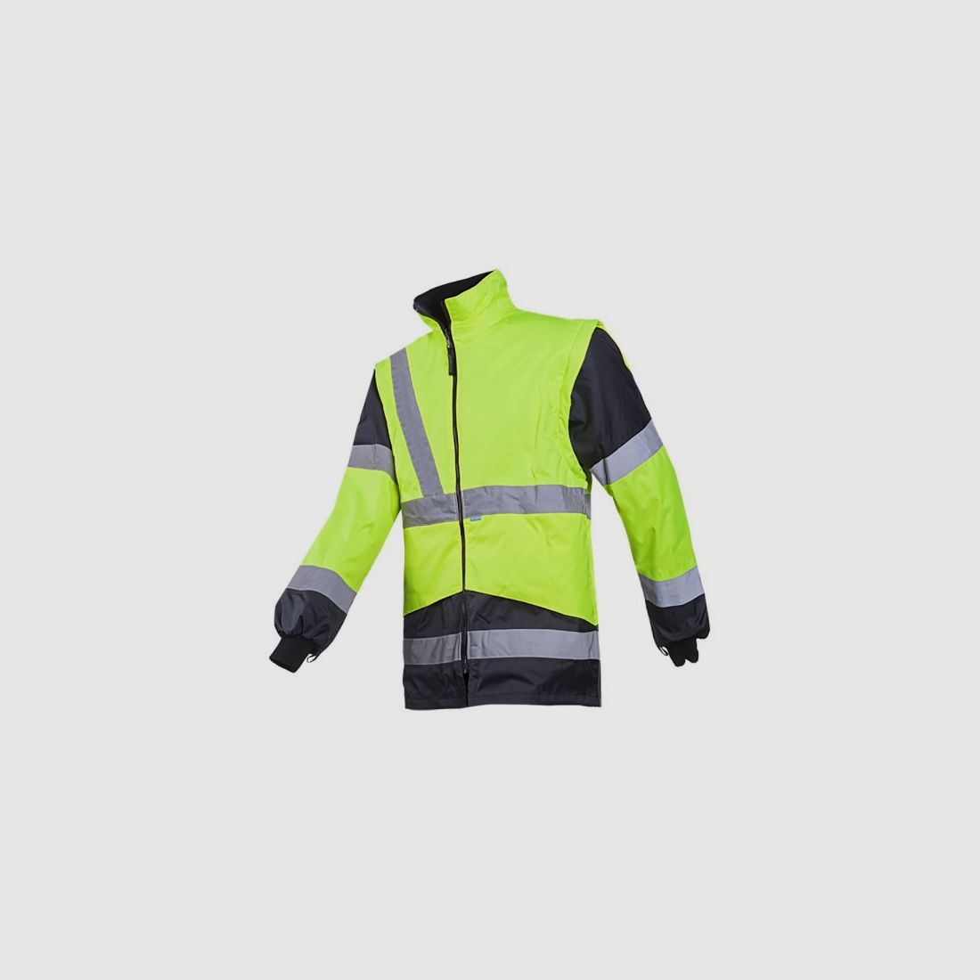 SIOEN 4in1 warning rain parka SKOLLFIELD 209AN2X93 yellow/navy, size: L