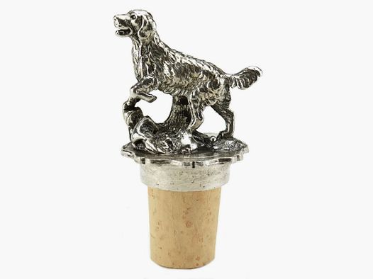 Accessori Lovergreen motivo cane in caccia tappo per bottiglia di vino