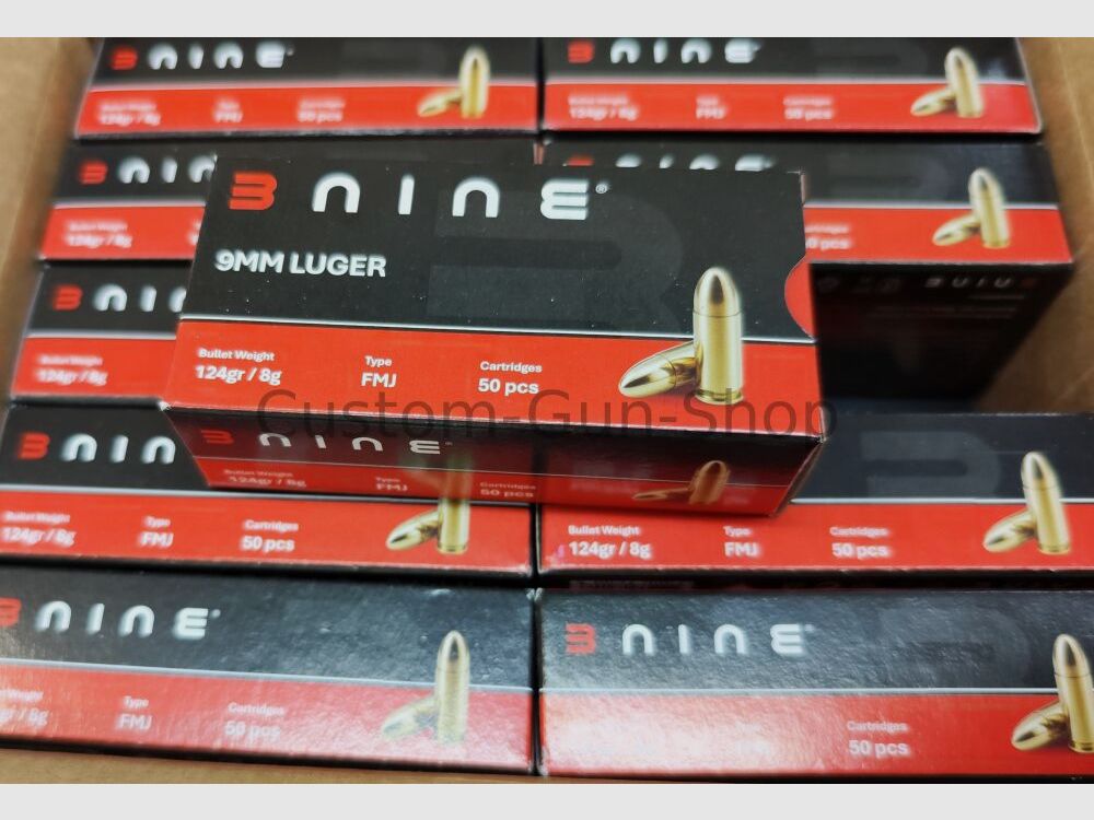 Bnine 124gr FMJ