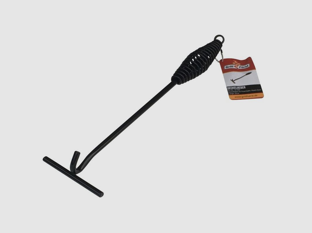 Grillfürst Deckelheber und Schürrhaken 35cm