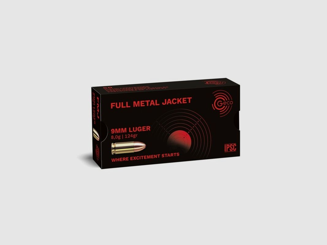 GECO calibre 9 x 19 - 124 Grs