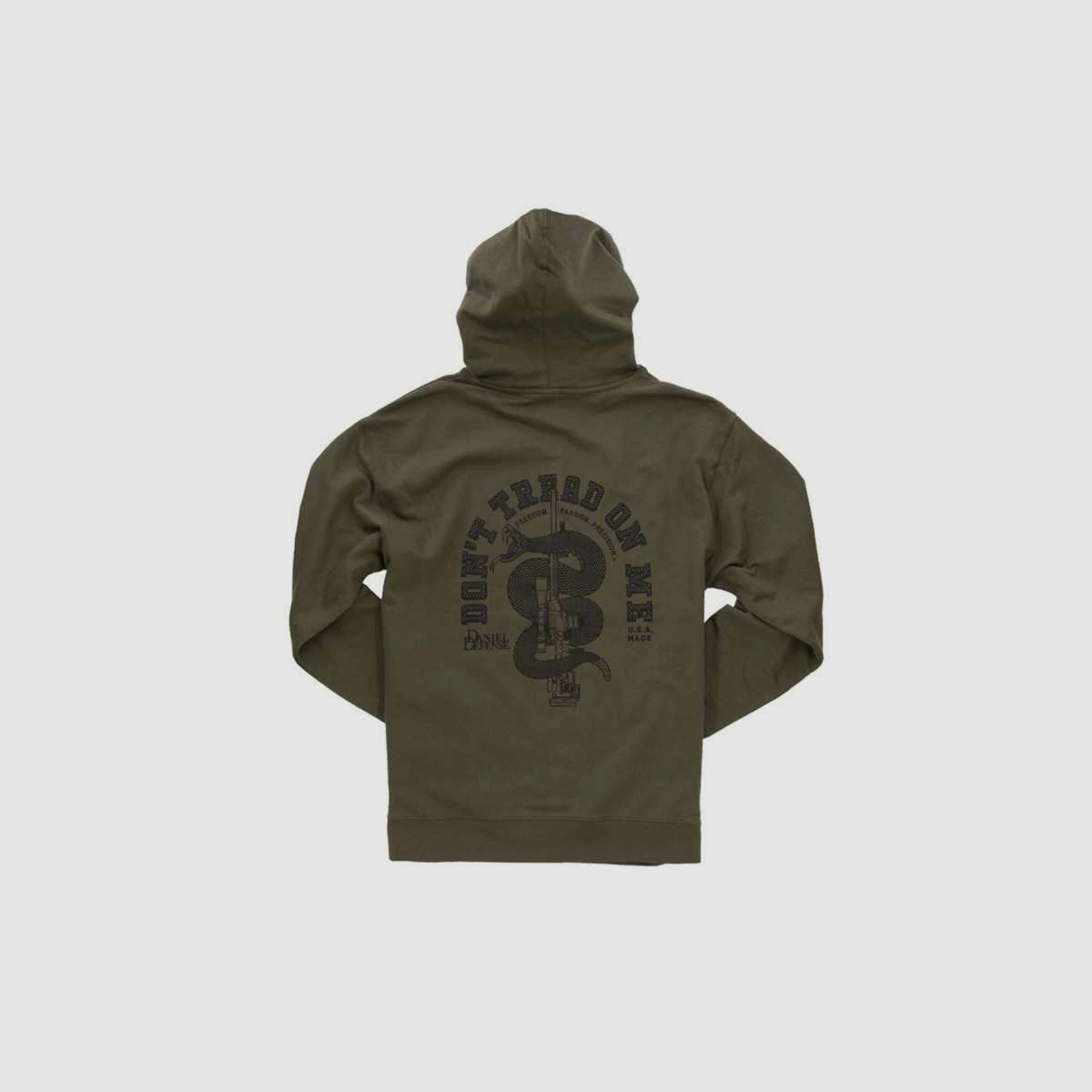 Sweat Daniel Defense Performance Don't tread on me grün, Bild 2 von 2