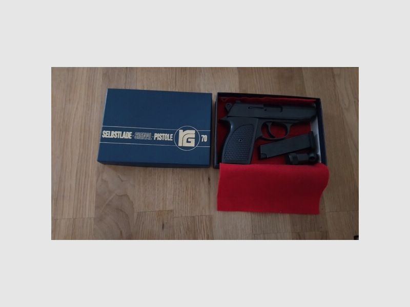Röhm RG 70 Selbstlade Signal Pistole TOP Zustand Schreckschusswaffe