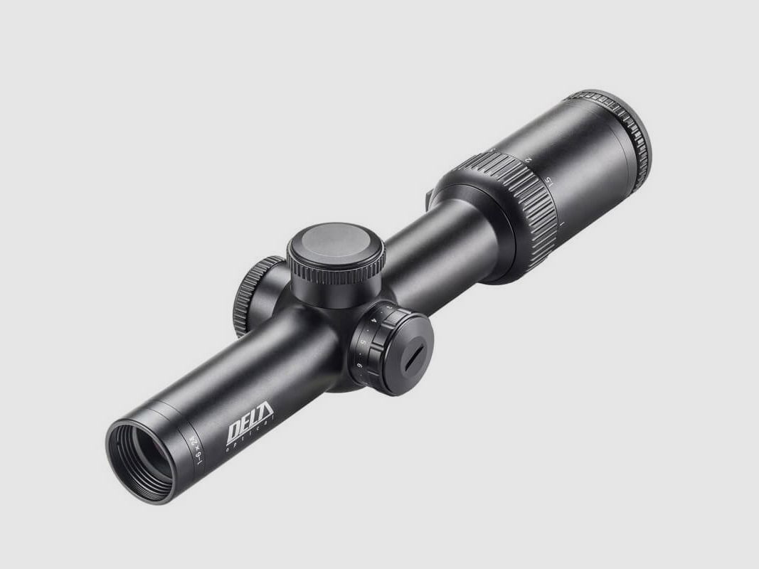 Delta Optical Titanium sigtekikkert 1-6x24 2,5-15x50 og 2,5-15x56 1,5-9x45, billede 2 af 6
