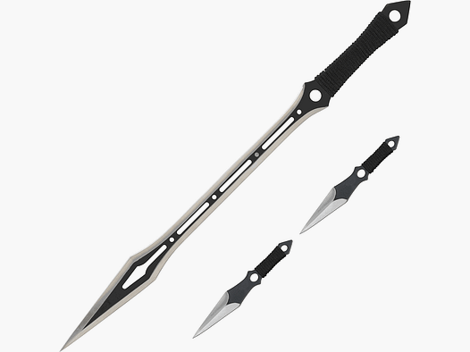 Back sword with back carrying strap