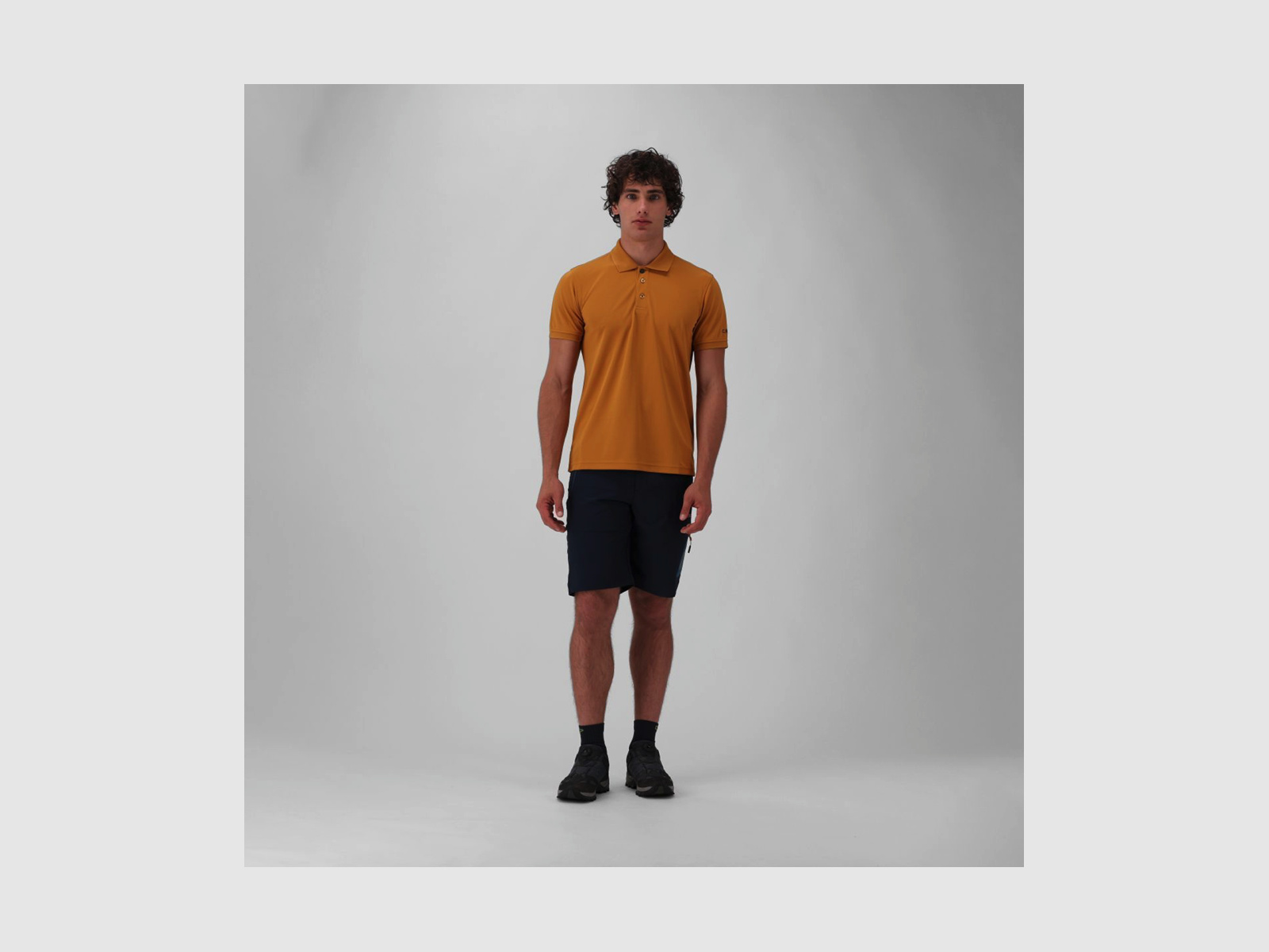 CMP Einfarbiges Funktions-Poloshirt Curcuma