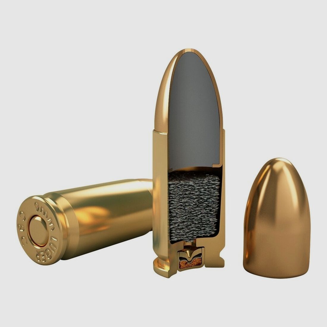 Magtech 9 mm Luger Full Metal Jacket 8.0g/124grs.