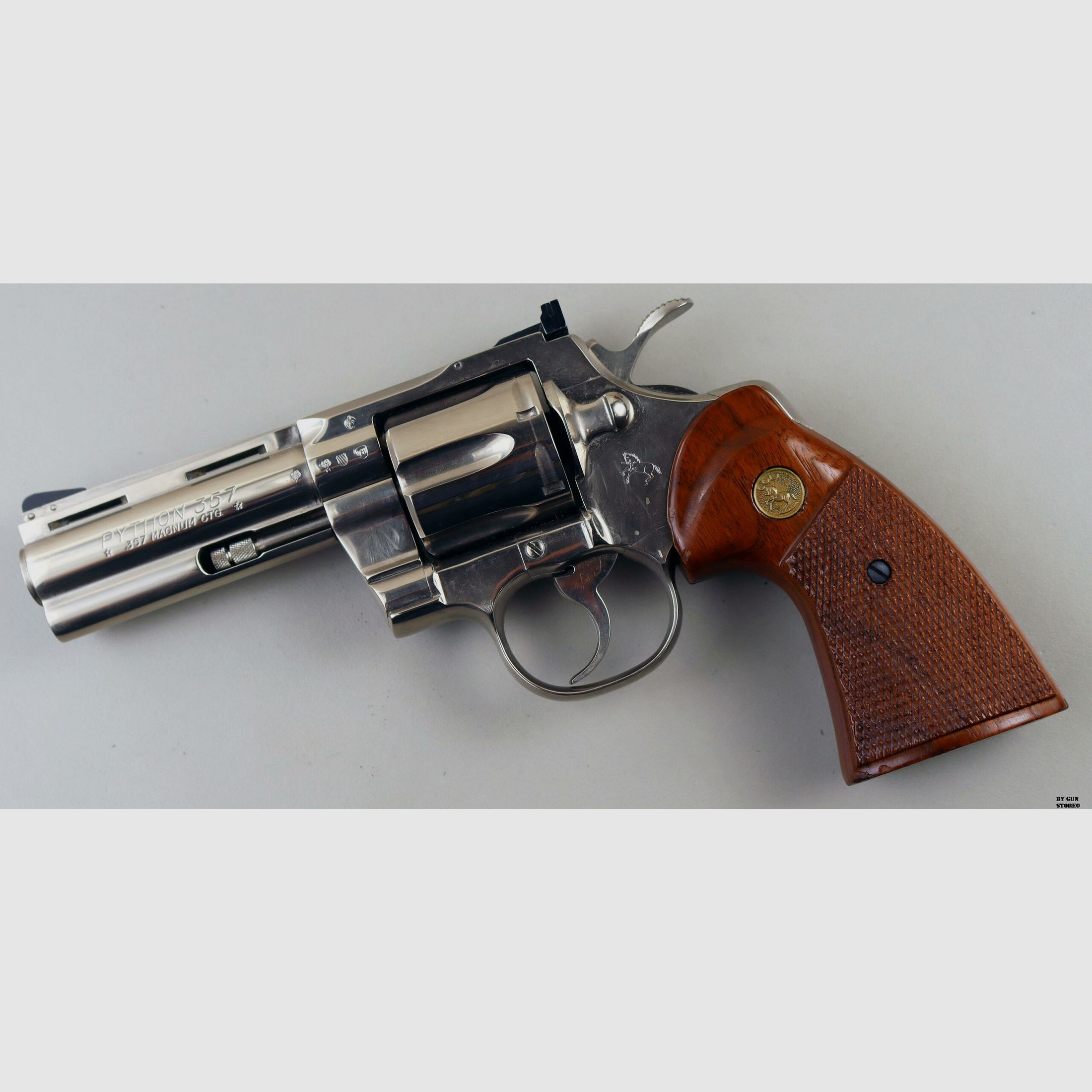 Revolver Colt mod. Python Nickel cal. 357 Mag. n° de série 83407E, image 2 sur 14