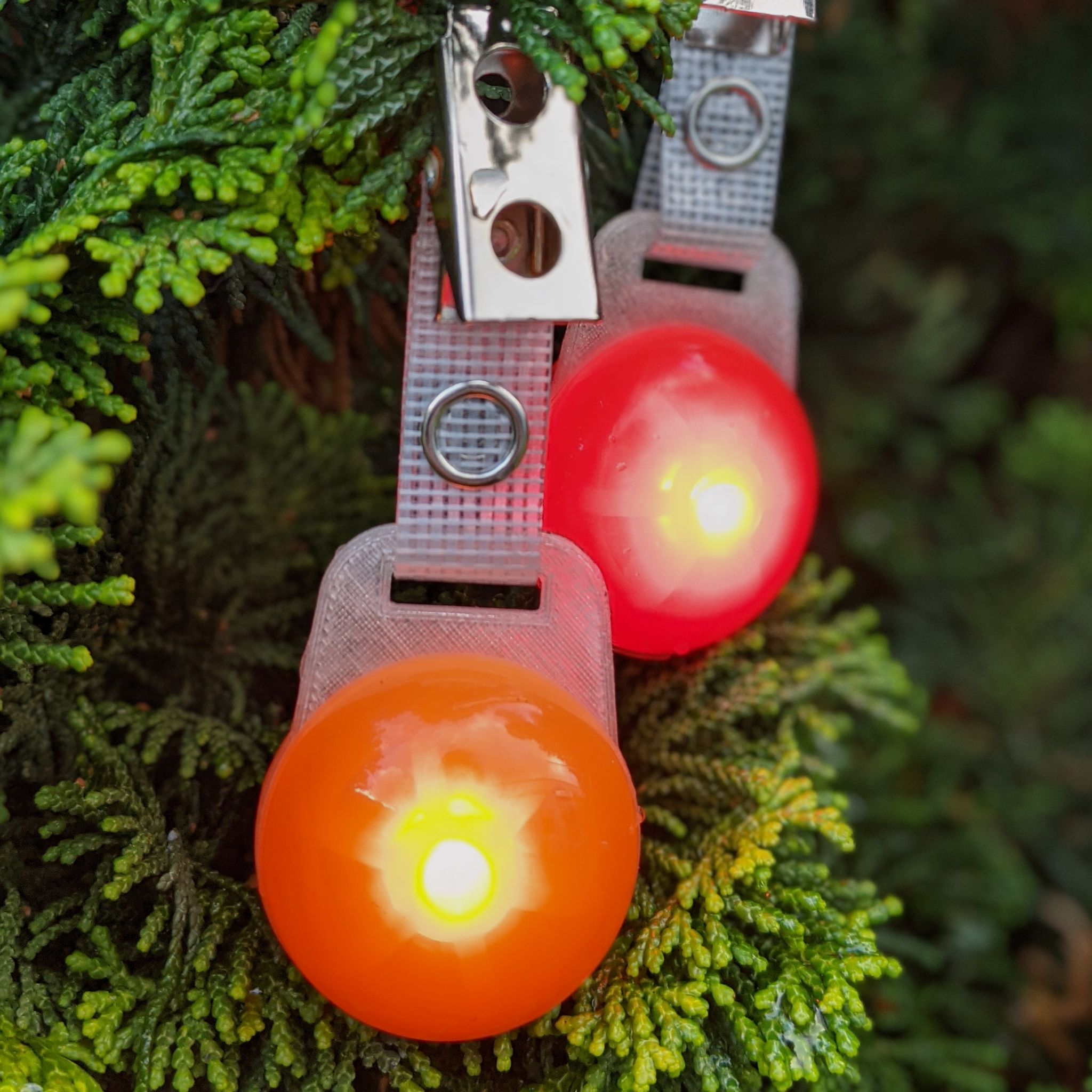 Für Nachtjagd: LED Blinklichter "Hänsel & Gretel" zum Markieren - 2er Set