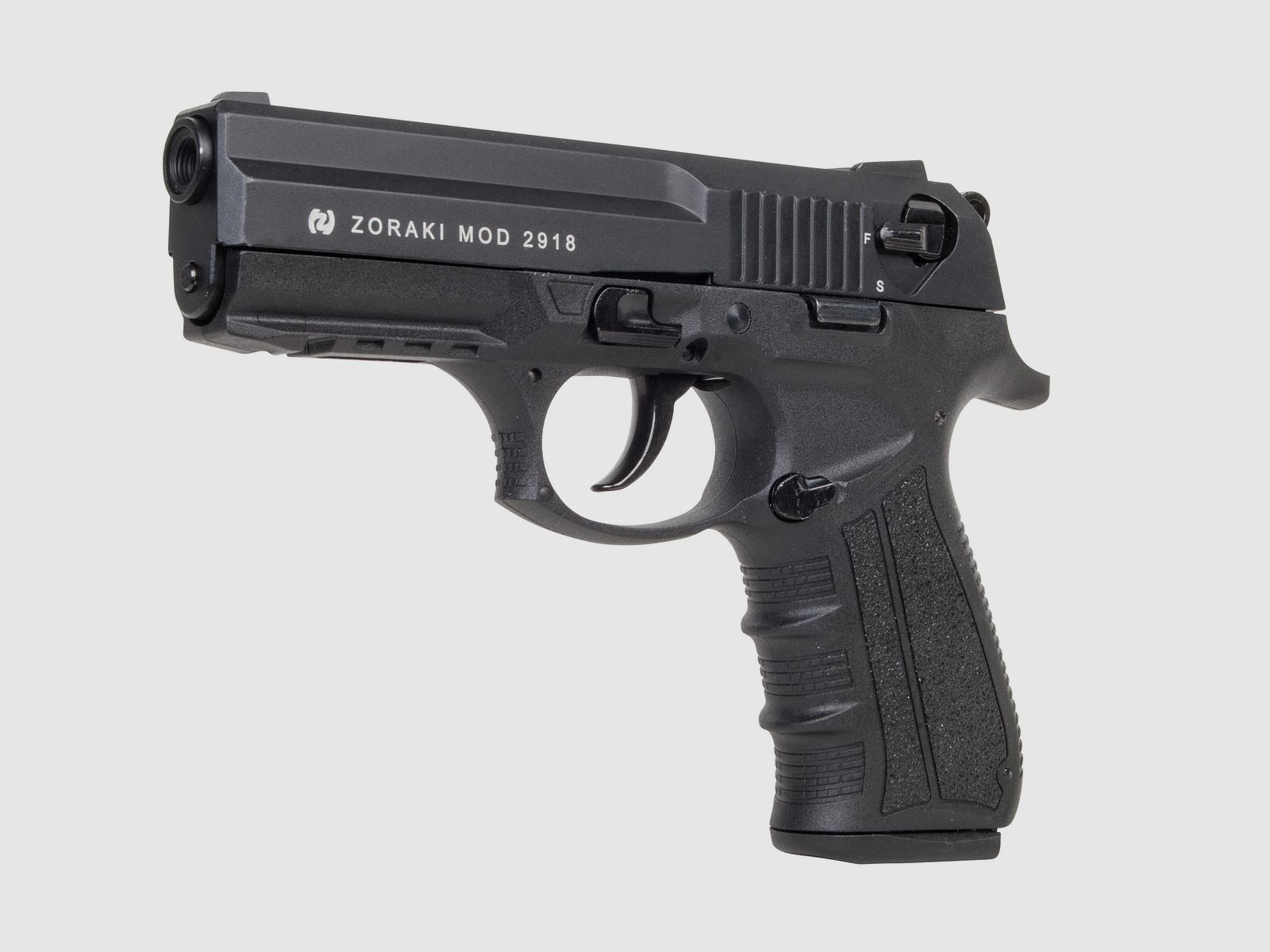 Zoraki 2918 Kal.9mm P.A.K. - Black für 18 Schuss