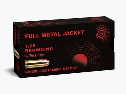 GECO 7,65 Browning Full Metal Jacket 4,75g/73gr
