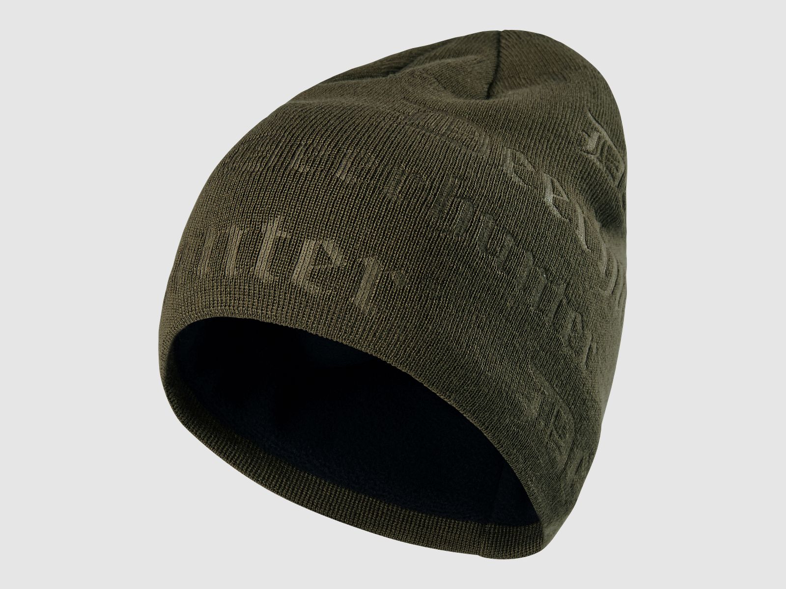 Deerhunter Logo Strickmütze Unisex Tarmac Green
