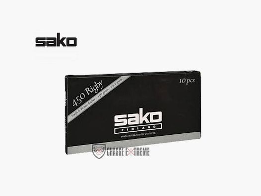 10 cartridges SAKO Twinhead II 450 Rigby 450 Gr