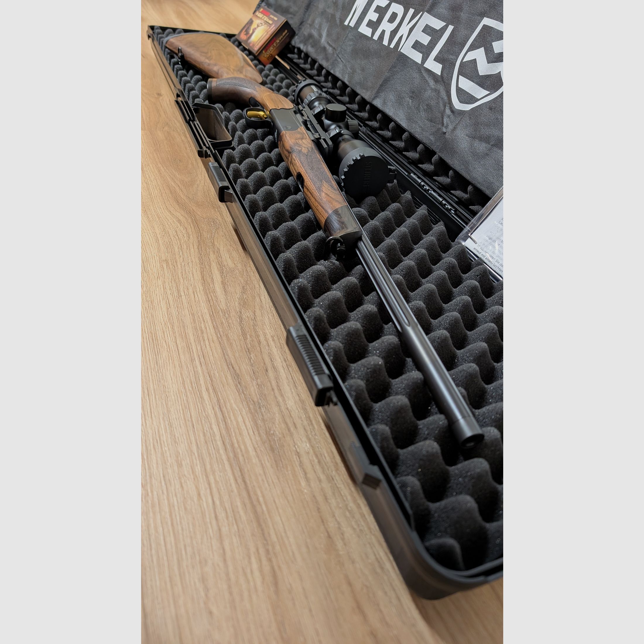 Merkel K5 Extreme con Steiner Ranger 4S 4-16x44, calibre .30-06 Spring., nuevo
