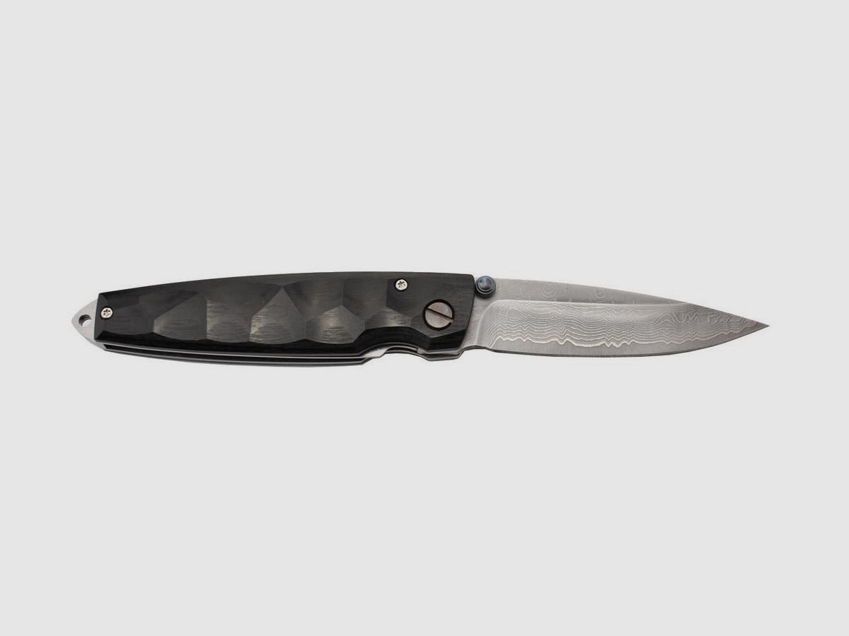 Mcusta MC-0079DP Shinra Emotion Tsuchi coltello tascabile Damasco/VG-10 e manico legno Pakka, Bild 14 von 26