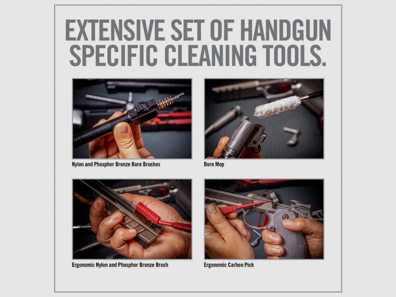 Real Avid Prime-9 Cleaning Kit Kurzwaffen Reinigungsset