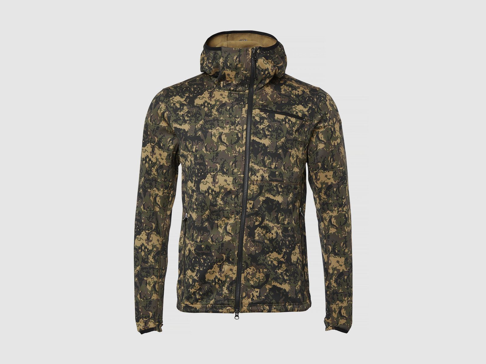 Chevalier Jäger Stretch Zip Hoodie Herren Antler Camouflage XXXL