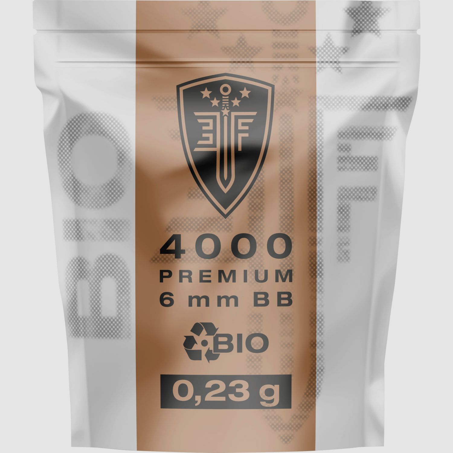 BILLES BIO PREMIUM ELITE FORCE - 6MM - 0,23 G - 4000 COUPS